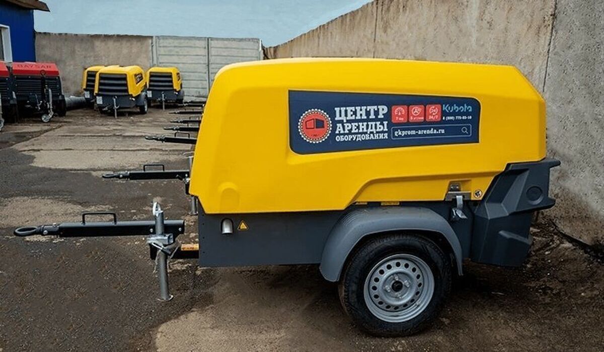 Дизельный компрессор Atlas Copco XAS88КD SQE, 5 м3/мин, 7 бар, б/у