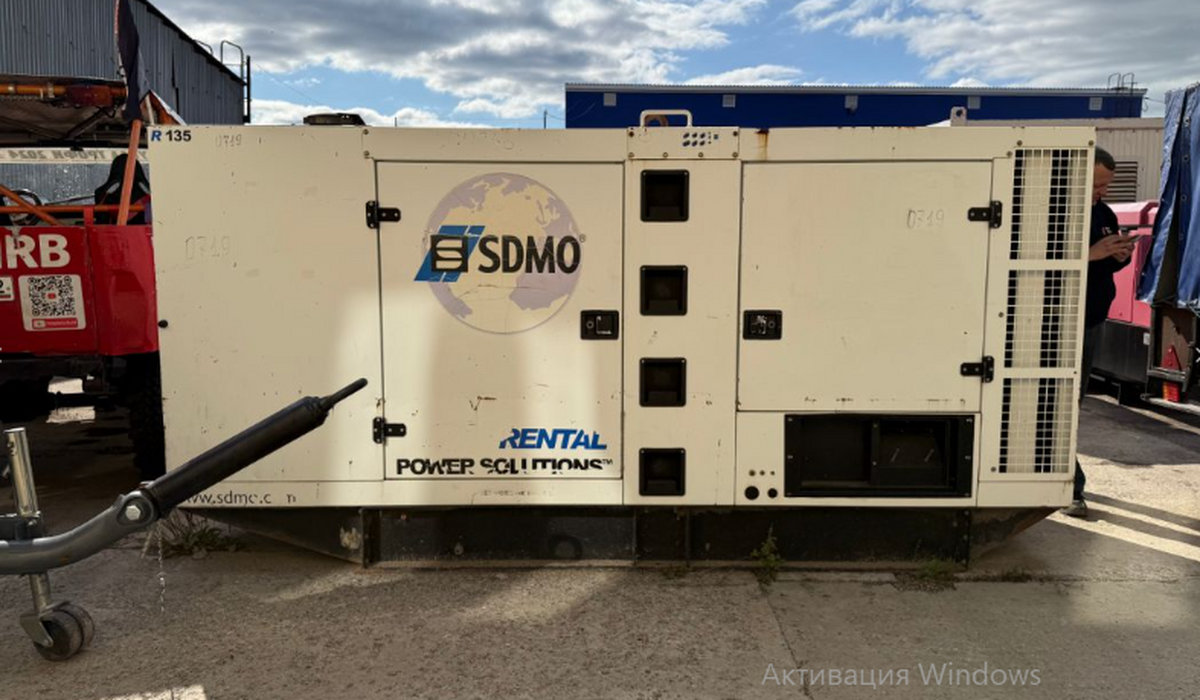 Дизельный генератор SDMO R-135, 96 кВт, б/у